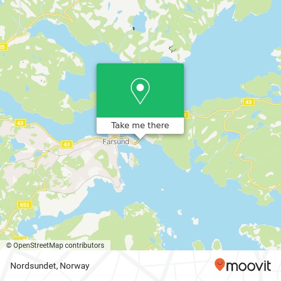 Nordsundet map