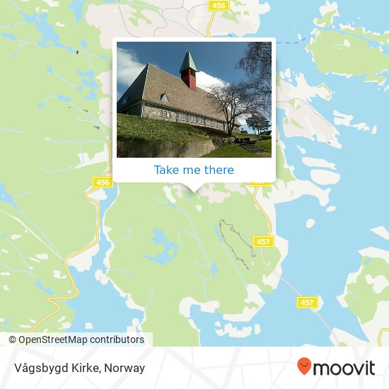 Vågsbygd Kirke map