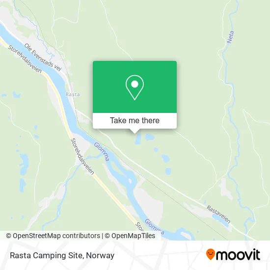 Rasta Camping Site map