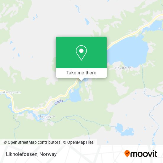 Likholefossen map