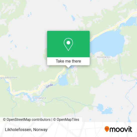 Likholefossen map