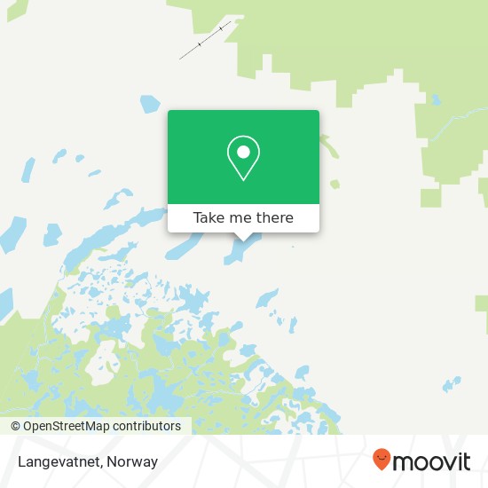 Langevatnet map