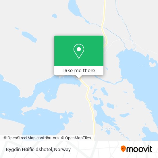 Bygdin Høifieldshotel map