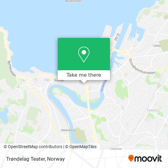 Trøndelag Teater map
