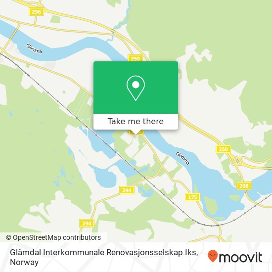 Glåmdal Interkommunale Renovasjonsselskap Iks map