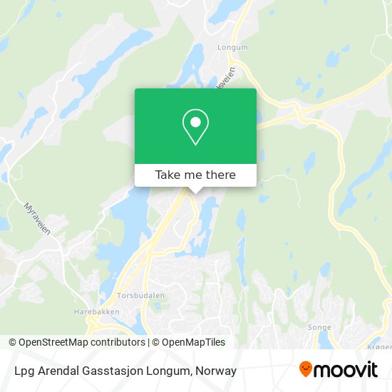 Lpg Arendal Gasstasjon Longum map