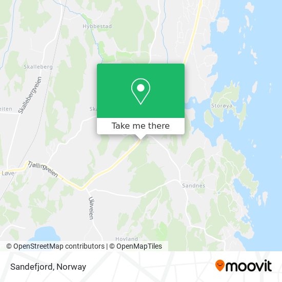 Sandefjord map