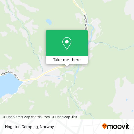 Hagatun Camping map