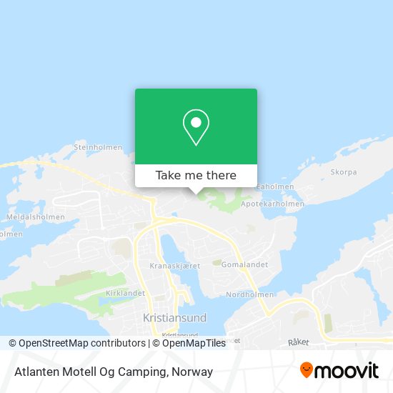 Atlanten Motell Og Camping map