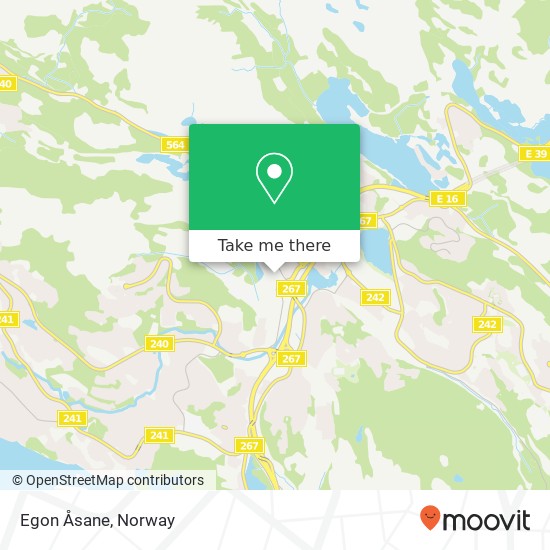 Egon Åsane map
