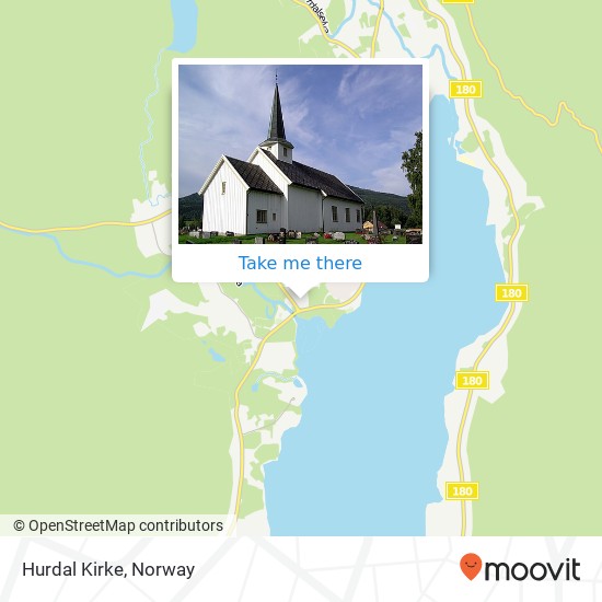 Hurdal Kirke map