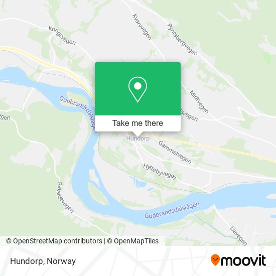 Hundorp map