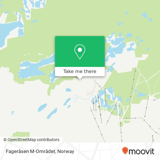 Fageråsen M-Området map