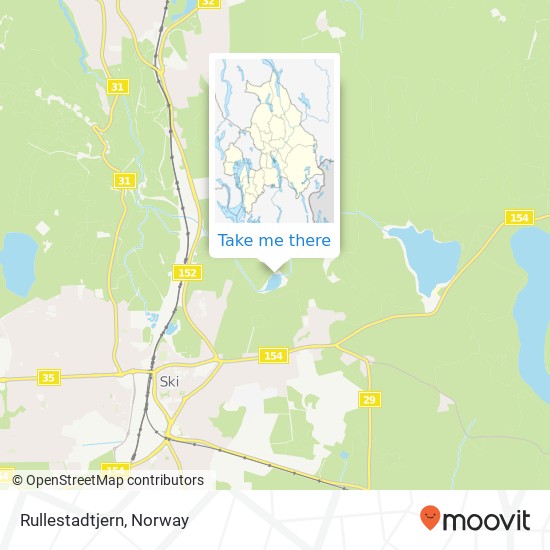 Rullestadtjern map