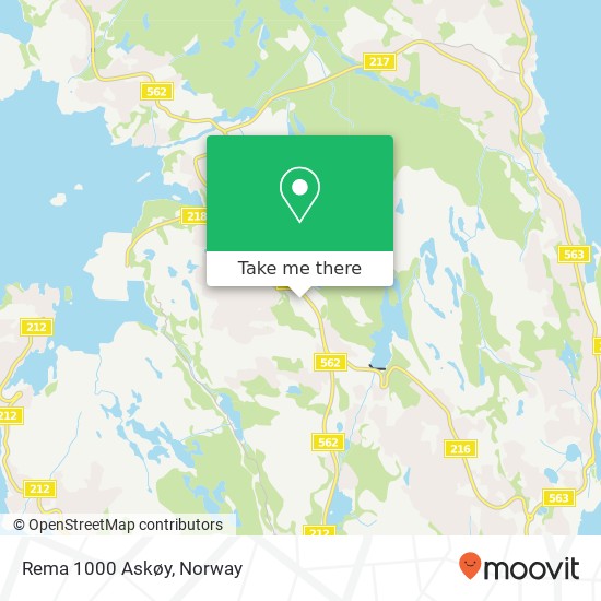 Rema 1000 Askøy map