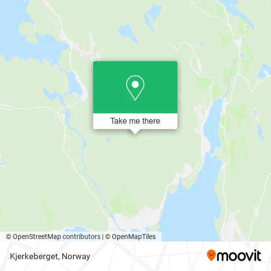 Kjerkeberget map