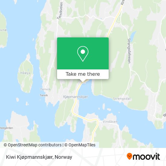 Kiwi Kjøpmannskjær map