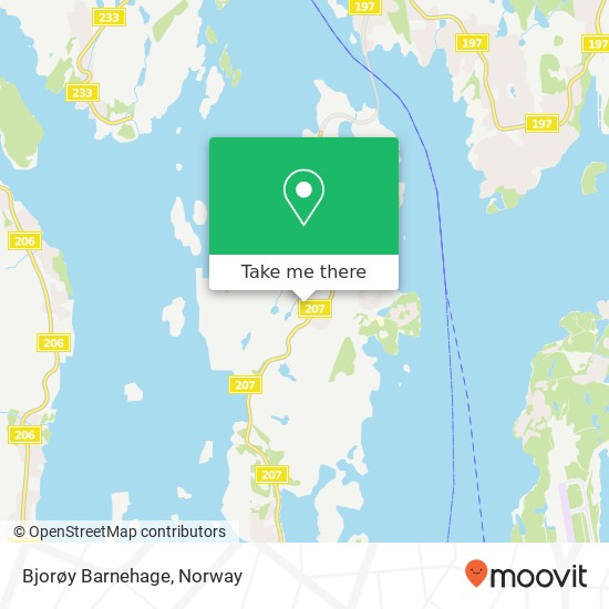 Bjorøy Barnehage map