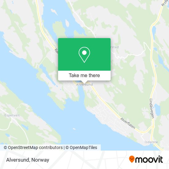 Alversund map