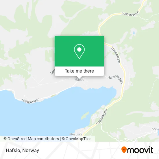Hafslo map