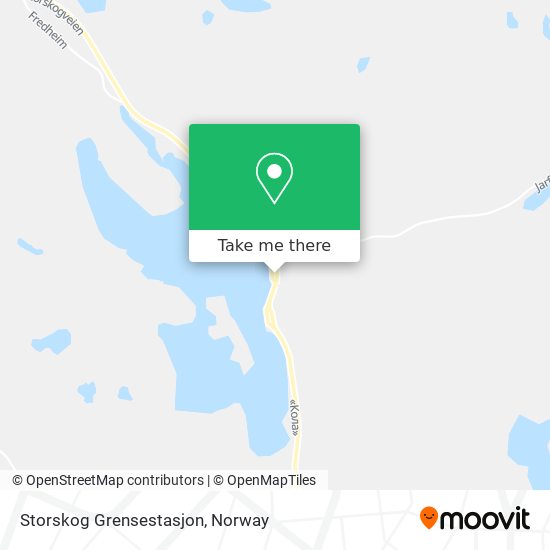 Storskog Grensestasjon map
