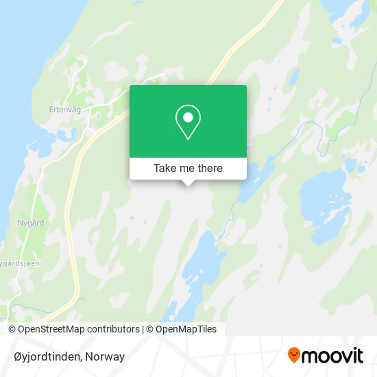 Øyjordtinden map