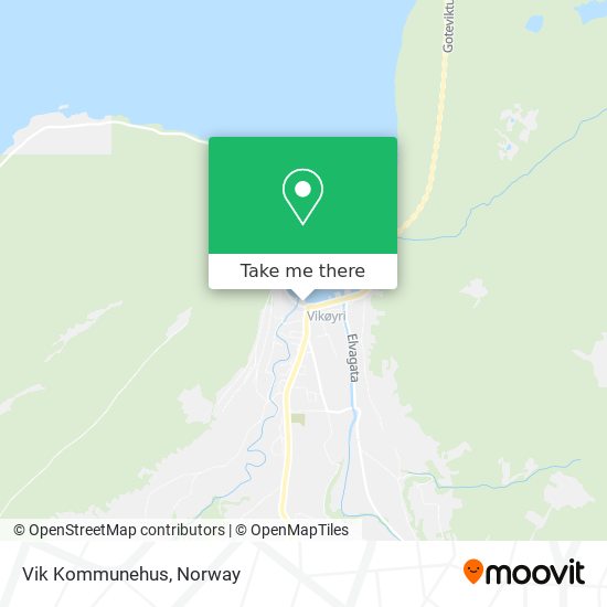 Vik Kommunehus map