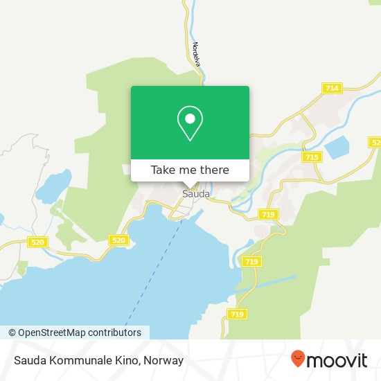 Sauda Kommunale Kino map