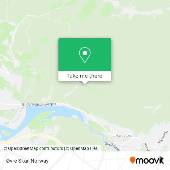 Øvre Skar map