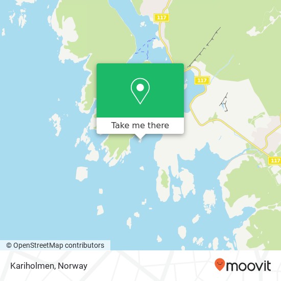 Kariholmen map