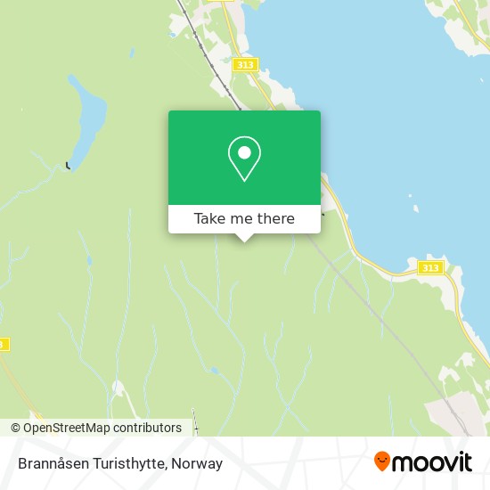 Brannåsen Turisthytte map