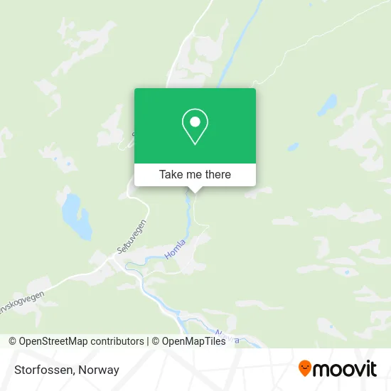 Storfossen map