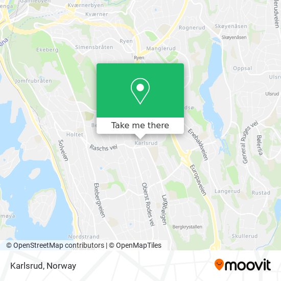 Karlsrud map