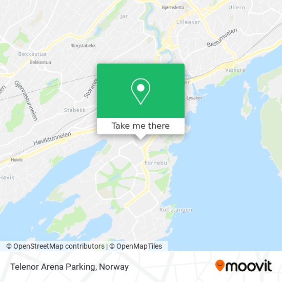 Telenor Arena Parking map