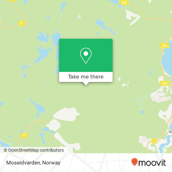 Moseidvarden map