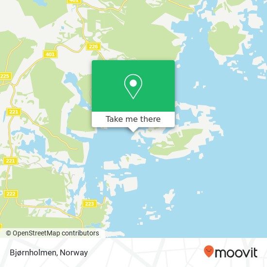 Bjørnholmen map
