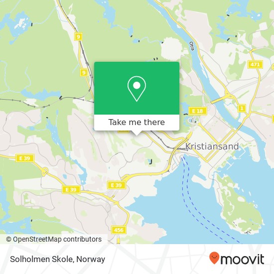 Solholmen Skole map