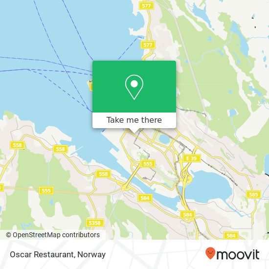 Oscar Restaurant map
