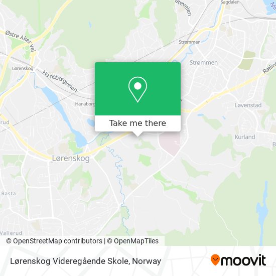 Lørenskog Videregående Skole map