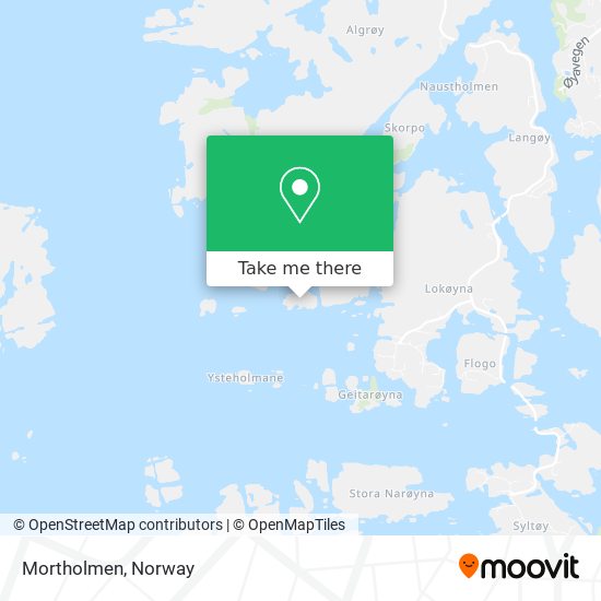Mortholmen map