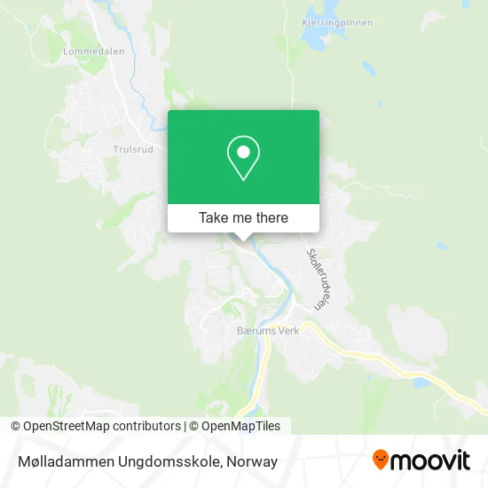 Mølladammen Ungdomsskole map