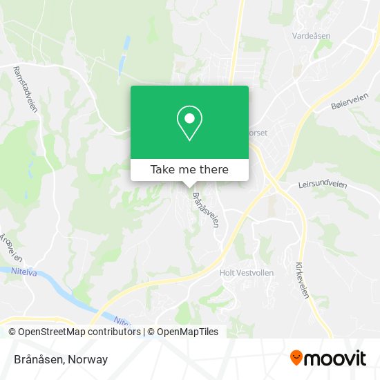 Brånåsen map