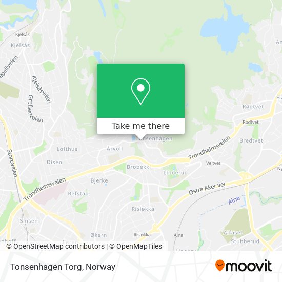 Tonsenhagen Torg map