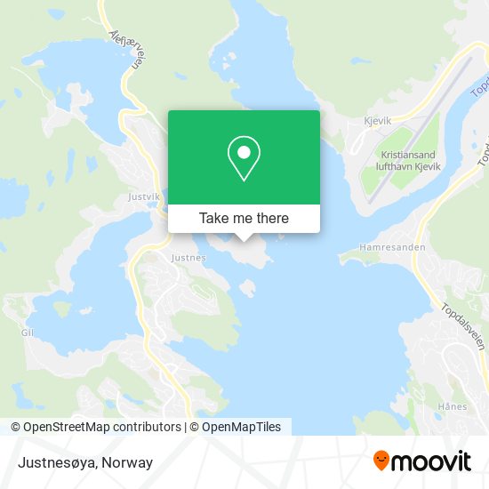 Justnesøya map