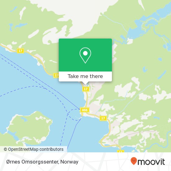 Ørnes Omsorgssenter map