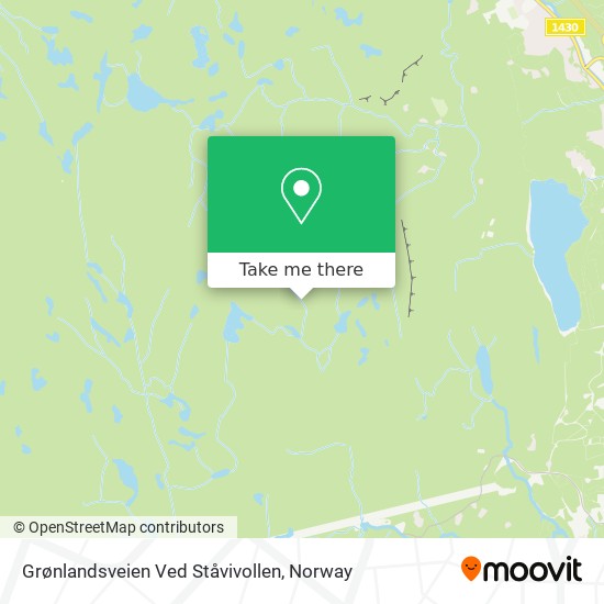 Grønlandsveien Ved Ståvivollen map
