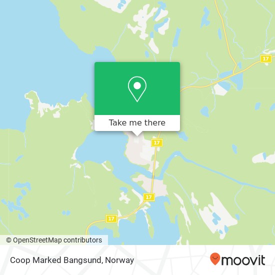 Coop Marked Bangsund map