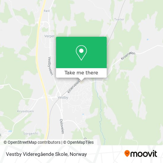 Vestby Videregående Skole map