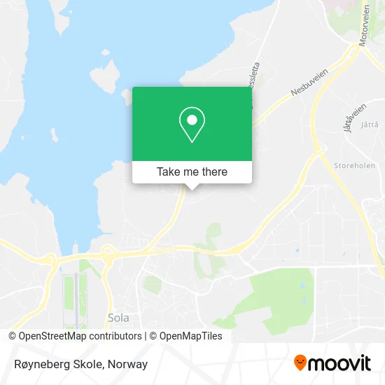 Røyneberg Skole map