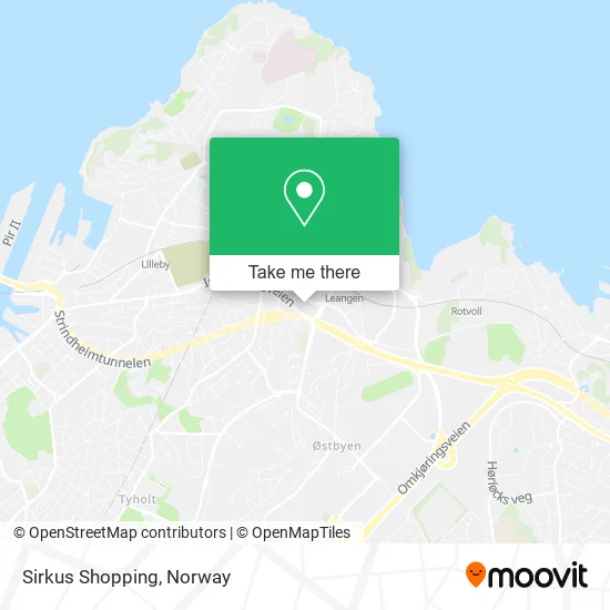 Sirkus Shopping map
